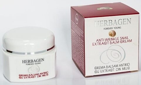 Herbagen Crema Balsam Antirid cu Extract de Melc, Crema, 50ml-0 Herbagen Crema Balsam Antirid cu Extract de Melc, Crema, 50ml-0