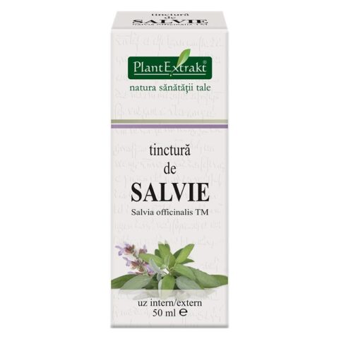 Plant Extrakt Tinctura de Salvie, Tinctura, 50ml-0 Plant Extrakt Tinctura de Salvie, Tinctura, 50ml-0