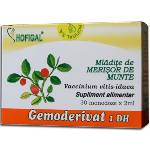 Hofigal Mladite de Merisor de Munte Gemoderivat, Monodoze, 30buc-0 Hofigal Mladite de Merisor de Munte Gemoderivat, Monodoze, 30buc-0