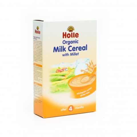 HOLLE BABY FOOD BIO Piure din Cereale cu Lapte si Mei, Piure, 250g-0 HOLLE BABY FOOD BIO Piure din Cereale cu Lapte si Mei, Piure, 250g-0