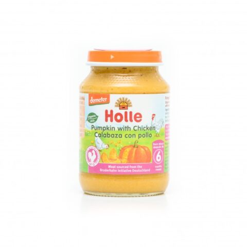 HOLLE BABY FOOD BIO Piure cu Dovleac si Carne de Pui, Piure, 190g-0 HOLLE BABY FOOD BIO Piure cu Dovleac si Carne de Pui, Piure, 190g-0