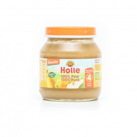 HOLLE BABY FOOD BIO Piure de Pere, Piure, 125g-0 HOLLE BABY FOOD BIO Piure de Pere, Piure, 125g-0