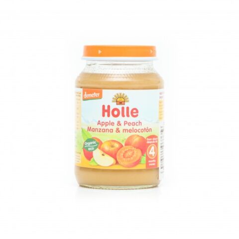HOLLE BABY FOOD BIO Piure de Piersici si Mere, Piure, 190g-0 HOLLE BABY FOOD BIO Piure de Piersici si Mere, Piure, 190g-0
