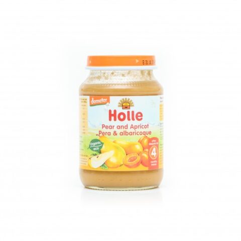 HOLLE BABY FOOD BIO Piure de Pere si Caise, Piure, 190g-0 HOLLE BABY FOOD BIO Piure de Pere si Caise, Piure, 190g-0