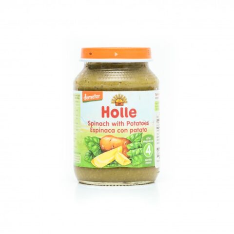 HOLLE BABY FOOD BIO Piure de Spanac si Cartofi, Piure, 190g-0 HOLLE BABY FOOD BIO Piure de Spanac si Cartofi, Piure, 190g-0