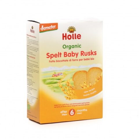 HOLLE BABY FOOD BIO Paine Uscata din Grau Spelt pentru Copii, Paine, 200g-0 HOLLE BABY FOOD BIO Paine Uscata din Grau Spelt pentru Copii, Paine, 200g-0