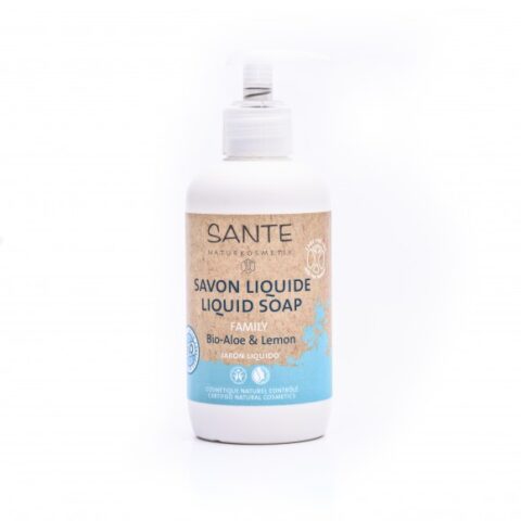 SANTE NATURKOSMETIK BIO Sapun Lichid cu Aloe si Lamaie, Sapun, 200ml-0