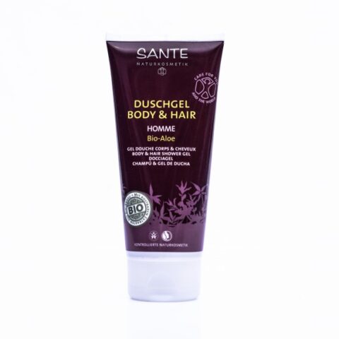 SANTE NATURKOSMETIK BIO Sampon si Gel de Dus pentru Barbati, Sampon, 200ml-0