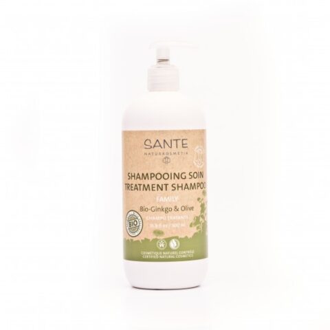 SANTE NATURKOSMETIK BIO Sampon Tratament cu Ginkgo si Masline, Sampon, 500ml-0