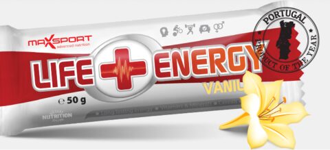 MAXSPORT Baton Energizant cu Vanilie si Nuci, Baton, 50g-0