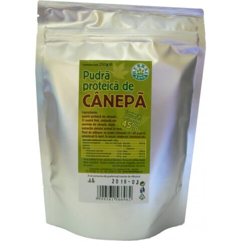 Canepa Pudra Proteica Herbavit, Pudra 100 gr -0