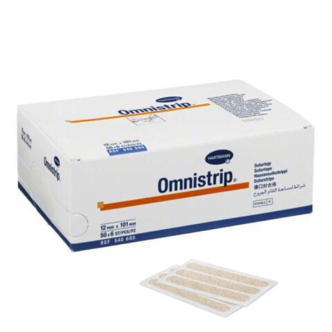 Hartman Omnistrip Plasture Pentru Inlocuirea Suturilor Chirurgicale 12 x 101 mm, Plasture, 50buc x 3 benzi-0 Hartman Omnistrip Plasture Pentru Inlocuirea Suturilor Chirurgicale 12 x 101 mm, Plasture, 50buc x 3 benzi-0