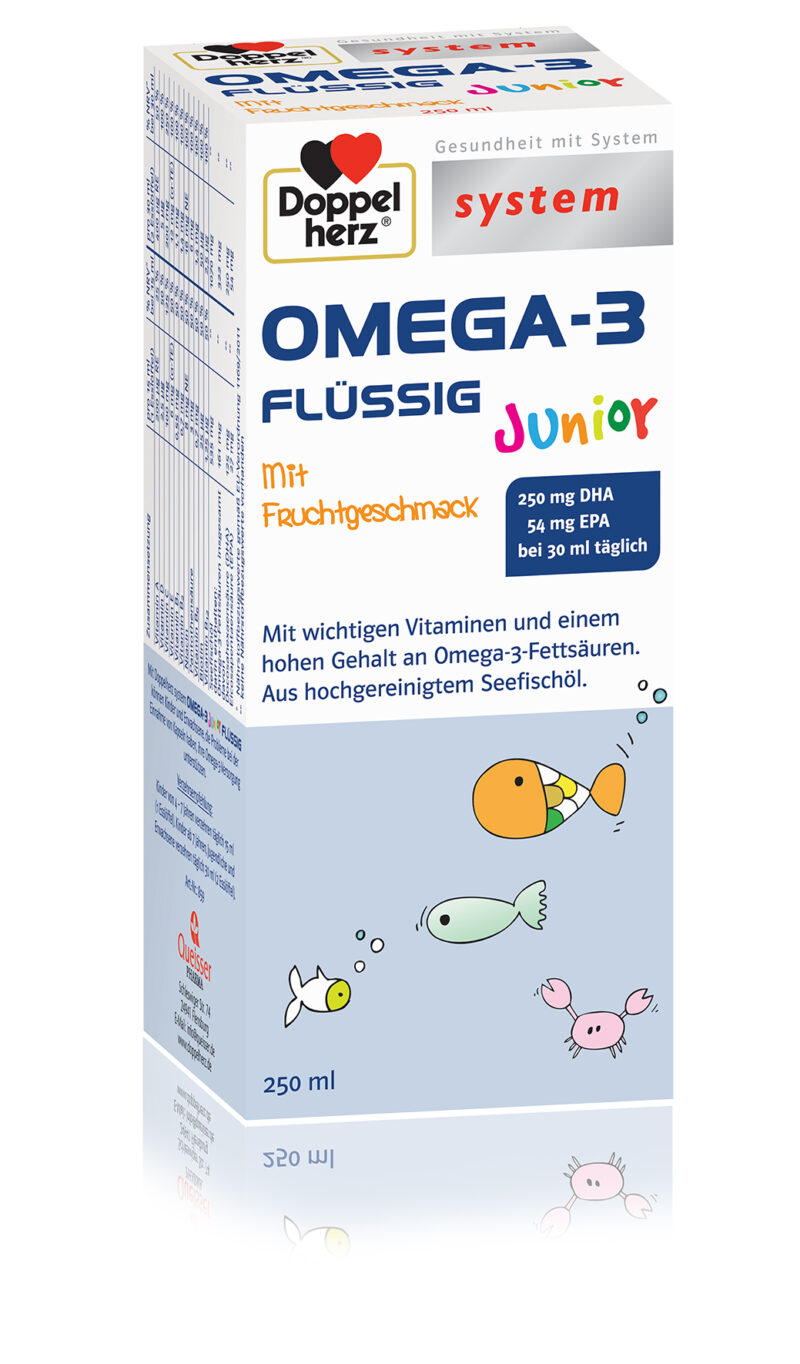 Doppelherz System Omega 3 Junior Sirop, Sirop, 250ml-0