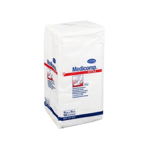 Hartman Medicomp Comprese Netesute Nesterile 6 Straturi 10 x 10cm, Comprese Nesterile, 100buc-0