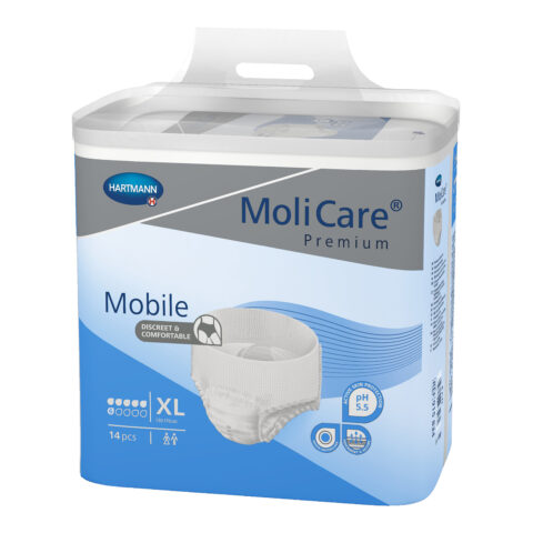 Hartmann Molicare Premium Mobile Chilot Adulti pentru Incontinenta Severa Marimea XL, Scutece Adulti, 14buc-0 Hartmann Molicare Premium Mobile Chilot Adulti pentru Incontinenta Severa Marimea XL, Scutece Adulti, 14buc-0