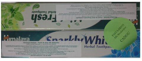 Himalaya Herbals Pasta de Dinti Respiratie Proaspata + Pasta de Dinti Alb Stralucitor CADOU, Pachet, 75ml x 2-0 Himalaya Herbals Pasta de Dinti Respiratie Proaspata + Pasta de Dinti Alb Stralucitor CADOU, Pachet, 75ml x 2-0