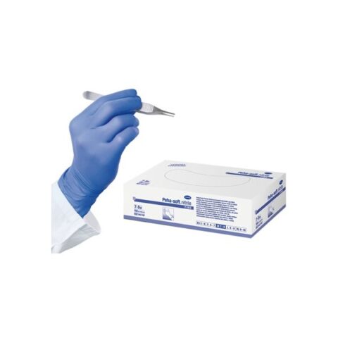 HARTMANN Peha-Soft Nitrile Albastre Manusi de Examinare din Nitril Nepudrate Marimea XS, S, M, L, Manusi, 100buc-0