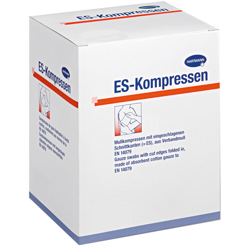 Hartman ES-Kompressen Comprese Sterile din Tifon Pliat In 8 Straturi 5 x 5 cm, Comprese, 10buc-46551