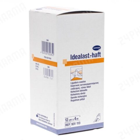 Hartman Idealast-Haft Fasa Elastica Autoadeziva pentru Compresie Moderata 12cm X 4m, Fasa Elastica, 1buc-0