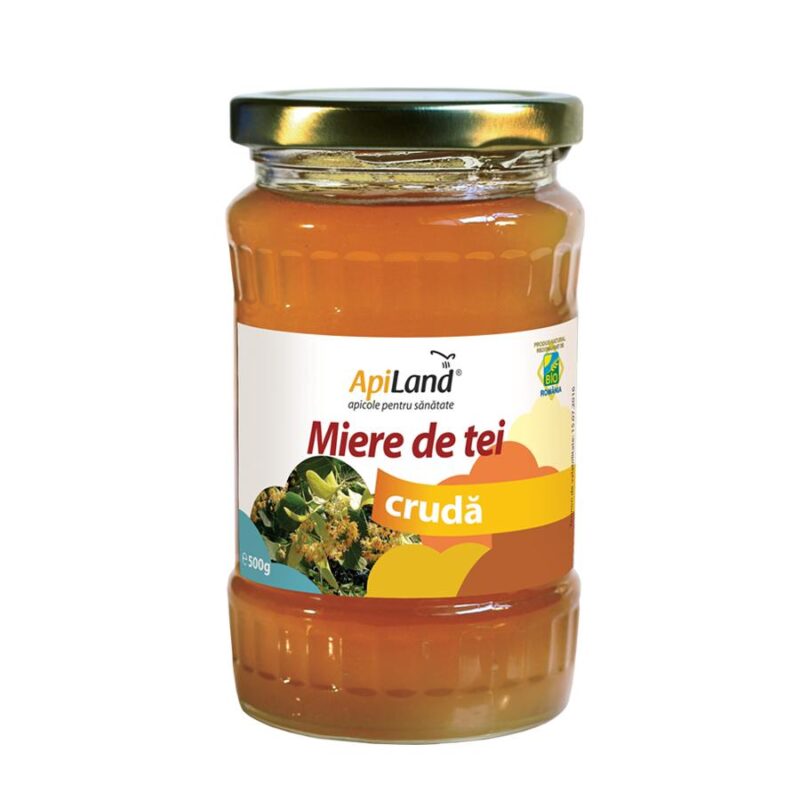 Apiland Miere ECO Cruda De Tei, Miere, 500 gr-0