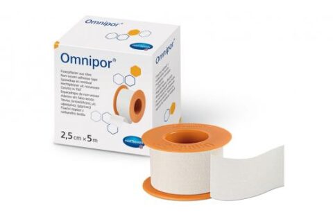 Hartman Omnipor Plasture in Rola pe Suport de Hartie 2,5cm x 5m, Plasture, 1Rola-0