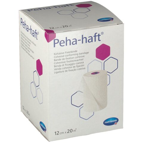 HARTMANN Peha-Haft Bandaj De Fixare Elastic Autoadeziv Fara Latex 12cm x 20m,Bandaj,1buc-0