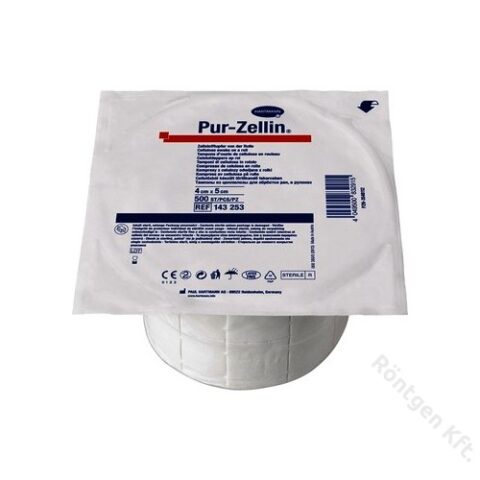 Hartman Pur-Zellin Tampoane de Celuloza Pre-Taiate 4 x 5 cm, Tampoane, 500buc-0