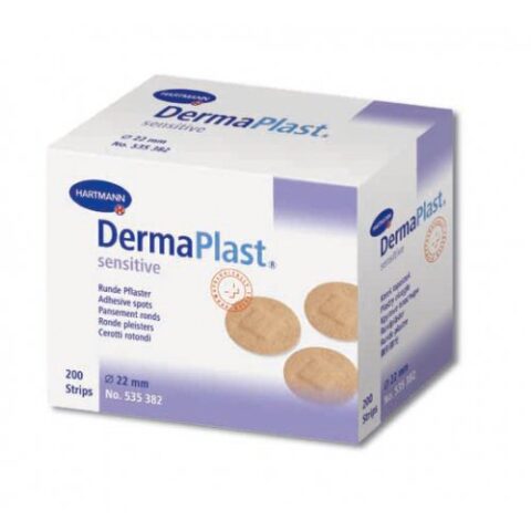 Hartman Dermaplast Sensitive Spots Plasturi Rotunzi Ambalati Individual, Plasturi, 200buc-0