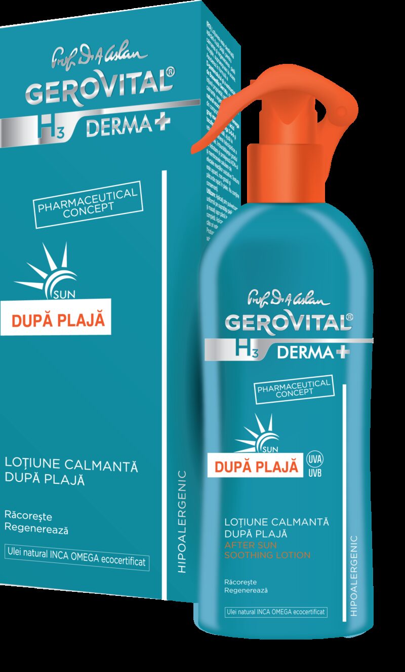 Gerovital H3 Derma+ Sun Lotiune Calmanta dupa Plaja, Lotiune, 150ml-0