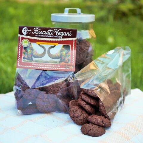 Hiper Ambrozia Biscuiti Vegani cu Mirodenii si Cacao, Biscuiti, 150g-0 Hiper Ambrozia Biscuiti Vegani cu Mirodenii si Cacao, Biscuiti, 150g-0