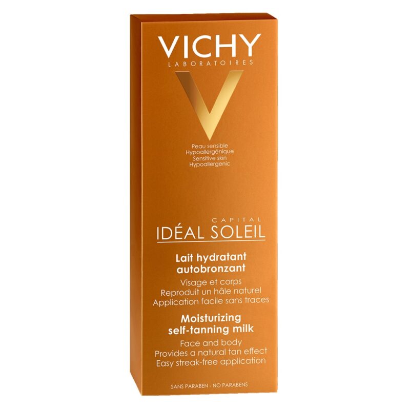 Vichy Ideal Soleil Lapte Hidratant Autobronzant Pentru Fata si Corp, Lapte, 100ml-48299