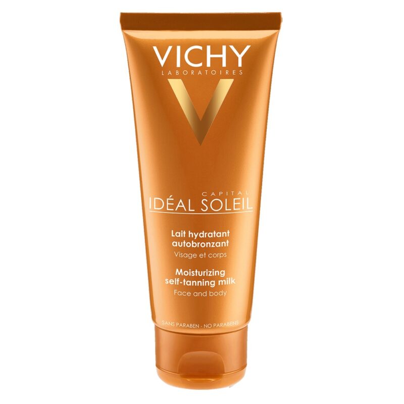 Vichy Ideal Soleil Lapte Hidratant Autobronzant Pentru Fata si Corp, Lapte, 100ml-0