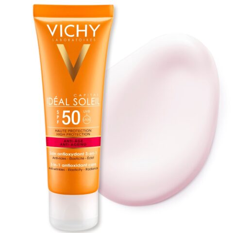 Vichy Ideal Soleil Crema Antioxidanta Anti – Rid 3in1 SPF 50+, Crema, 50ml-0 Vichy Ideal Soleil Crema Antioxidanta Anti - Rid 3in1 SPF 50+, Crema, 50ml-0
