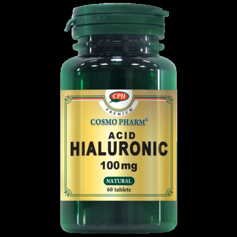 COSMOPHARM Acid Hialuronic Tablete 100mg, Tablete, 60buc-0 COSMOPHARM Acid Hialuronic Tablete 100mg, Tablete, 60buc-0