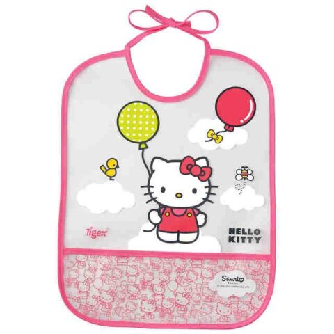 Tigex Hello Kitty Baveta Transparenta EVA (+6 Luni), Baveta, 1buc-0 Tigex Hello Kitty Baveta Transparenta EVA (+6 Luni), Baveta, 1buc-0