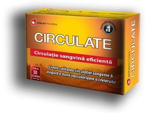 Sprint Pharma Circulate Capsule, Capsule, 25buc + 5buc CADOU-0 Sprint Pharma Circulate Capsule, Capsule, 25buc + 5buc CADOU-0