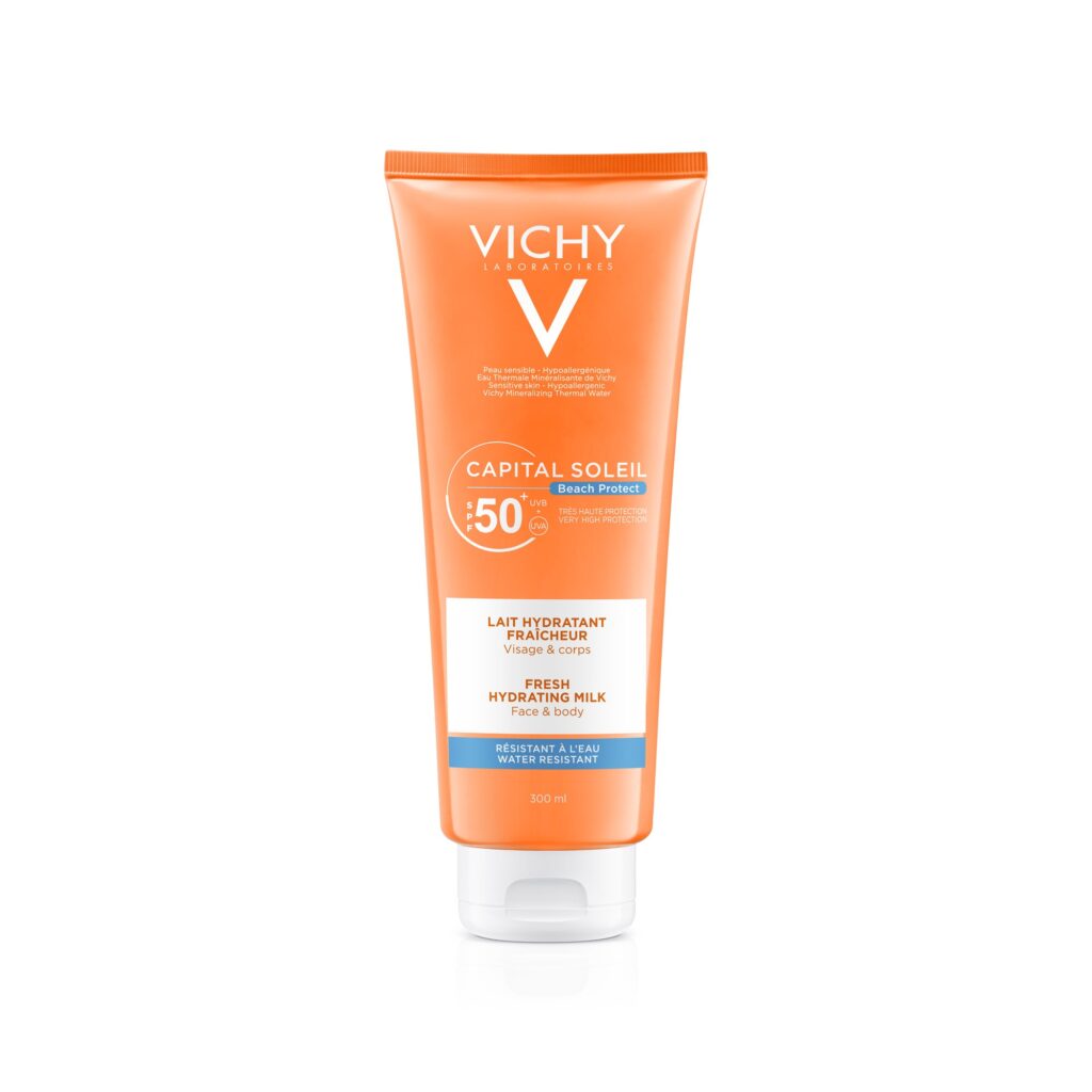 VICHY Capital Soleil Lapte Hidratant Fata si Corp Family SPF 50+, Lapte, 300ml-0