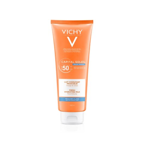 VICHY Capital Soleil Lapte Hidratant Fata si Corp Family SPF 50+, Lapte, 300ml-0 VICHY Capital Soleil Lapte Hidratant Fata si Corp Family SPF 50+, Lapte, 300ml-0