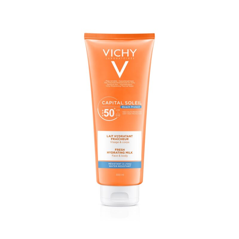 VICHY Capital Soleil Lapte Hidratant Fata si Corp Family SPF 50+, Lapte, 300ml-0
