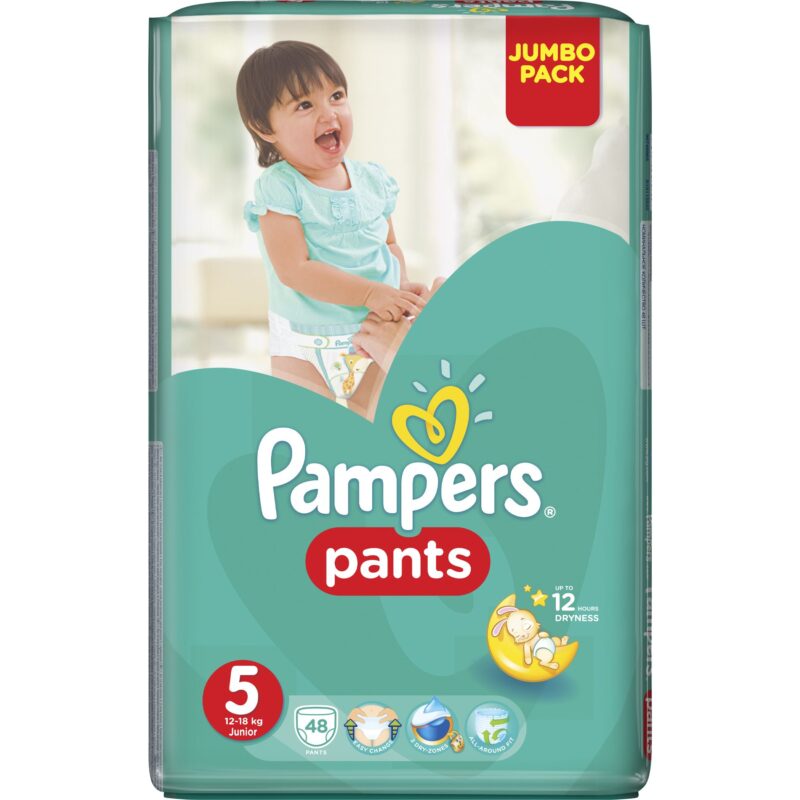 Pampers 5 Active Chilotei 12-18 kg, Scutec Chilot, 48buc-0