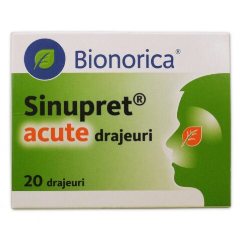 Sinupret Acute Drajeuri, Drajeuri, 20buc-0