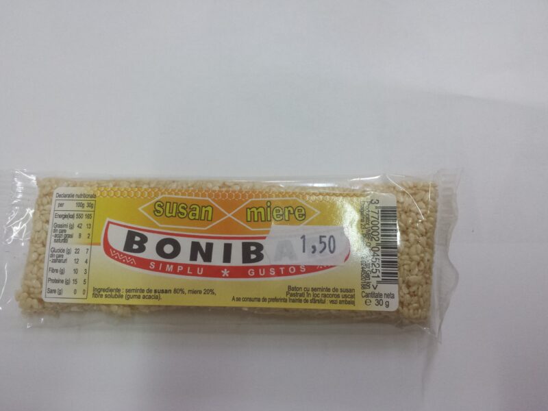 Bonibar Baton cu Seminte de Susan, Baton 30 gr -15730
