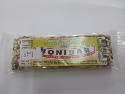 Bonibar Baton cu Seminte de Susan, Baton 30 gr -0