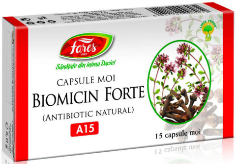 Fares Biomicin Forte Capsule Moi, Pachet, 15buc-0 Fares Biomicin Forte Capsule Moi, Pachet, 15buc-0