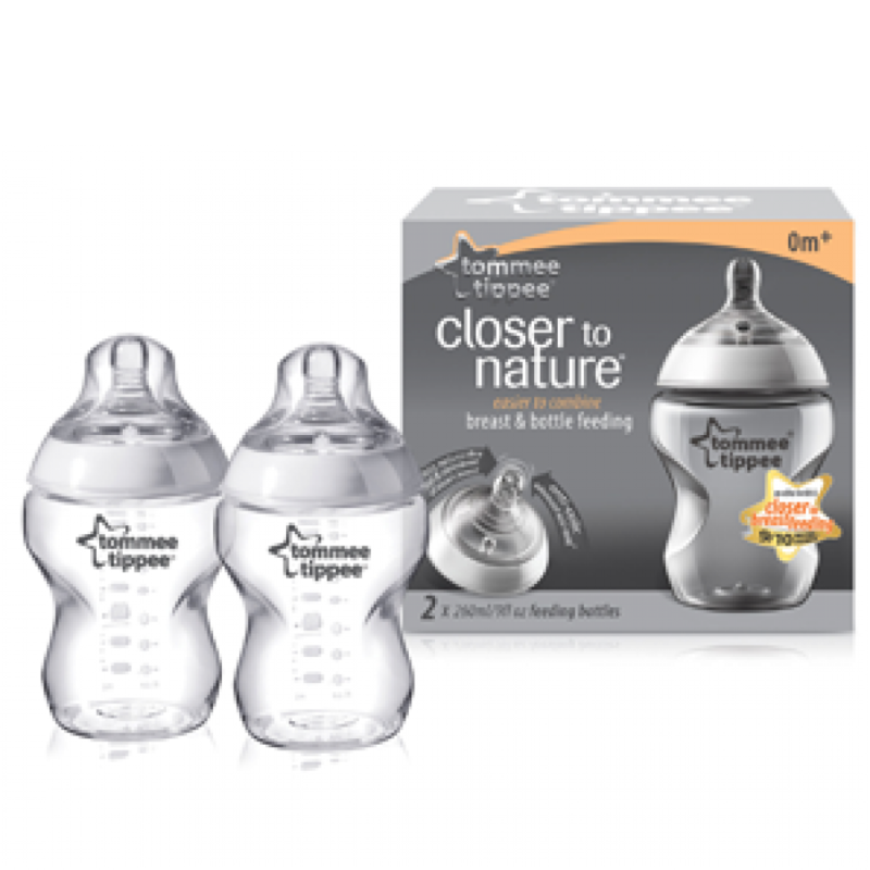 Tommee Tippee Pachet 2 Biberoane 260ml, Pachet, 1buc-0