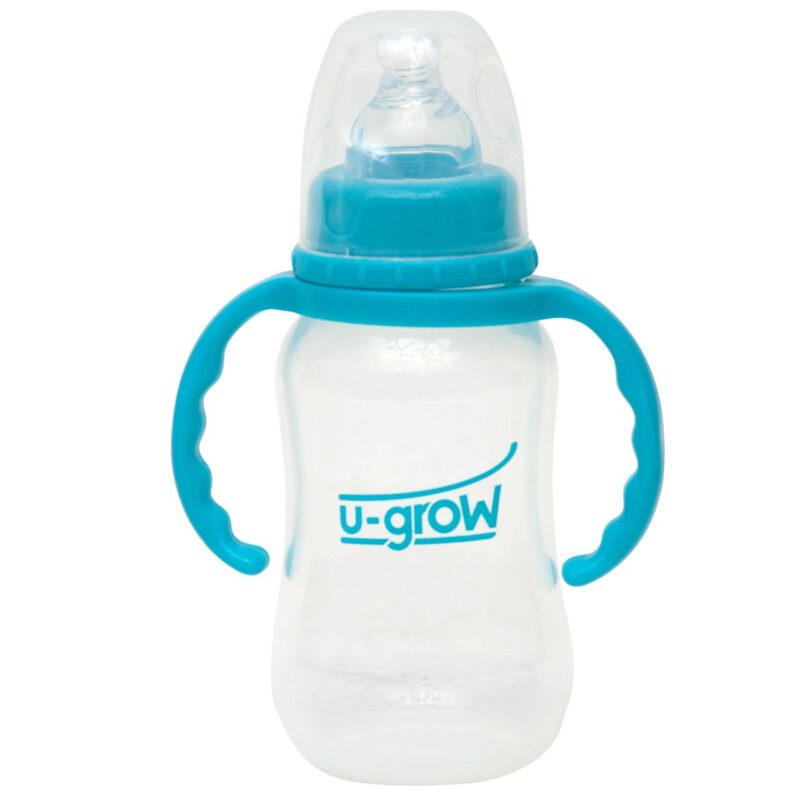 U-Grow Biberon din PP cu Gat Normal 120ml, Biberon, 1buc-0