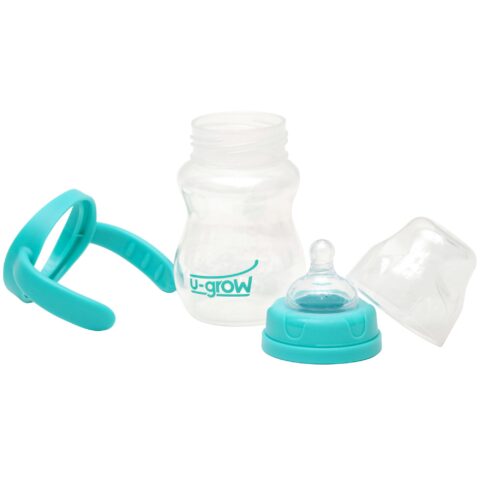 U-Grow Biberon din PP cu Gat Larg 210ml, Biberon, 1buc-0 U-Grow Biberon din PP cu Gat Larg 210ml, Biberon, 1buc-0