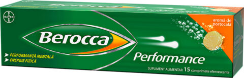 Berocca Performance, Multivitamine,15 comprimate efervescente- Sprijina performanta mentala-0