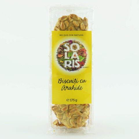 Solaris Biscuiti Cu Arahide, Biscuiti, 175g-0 Solaris Biscuiti Cu Arahide, Biscuiti, 175g-0