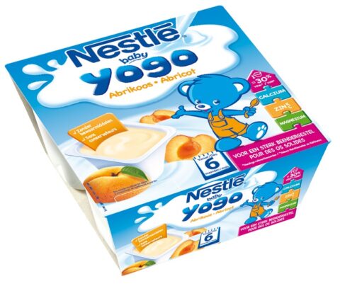 NESTLE Baby Yogo Caise 100g, Desert, 4buc-0